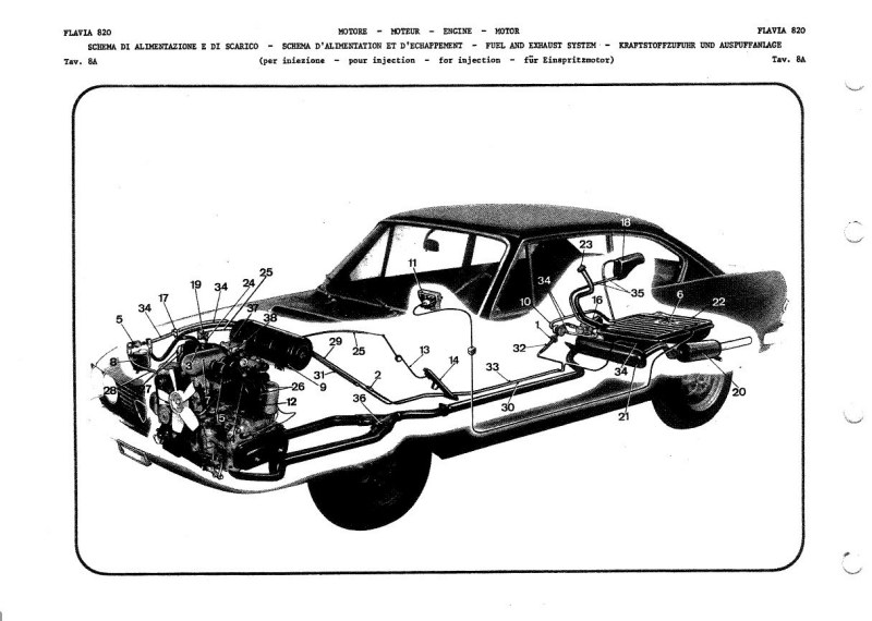 Lancia 2000 Limousine Coupé HF 1973 Reparaturanleitung Werkstatthandbuch Manual 